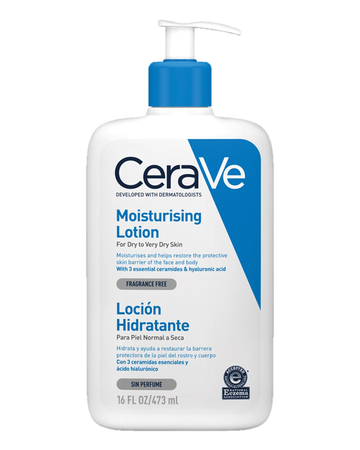 CeraVe Limpiadora Hidratante, 237ml, Limpiador facial diario para piel seca, Libre de fragancia + crema hidratante, 50ml